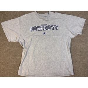 Dallas Cowboys T-shirt Gray Classic 24x28 Cut Tag